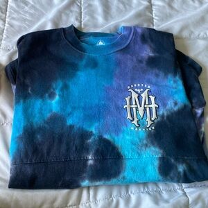 Disneys haunted mansion glow in the dark tie-dye sweatshirt